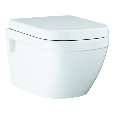 GROHE Wand-Tiefspül-WC-Set Euro Keramik 39703 mit WC-Sitz SoftClose alpinweiß