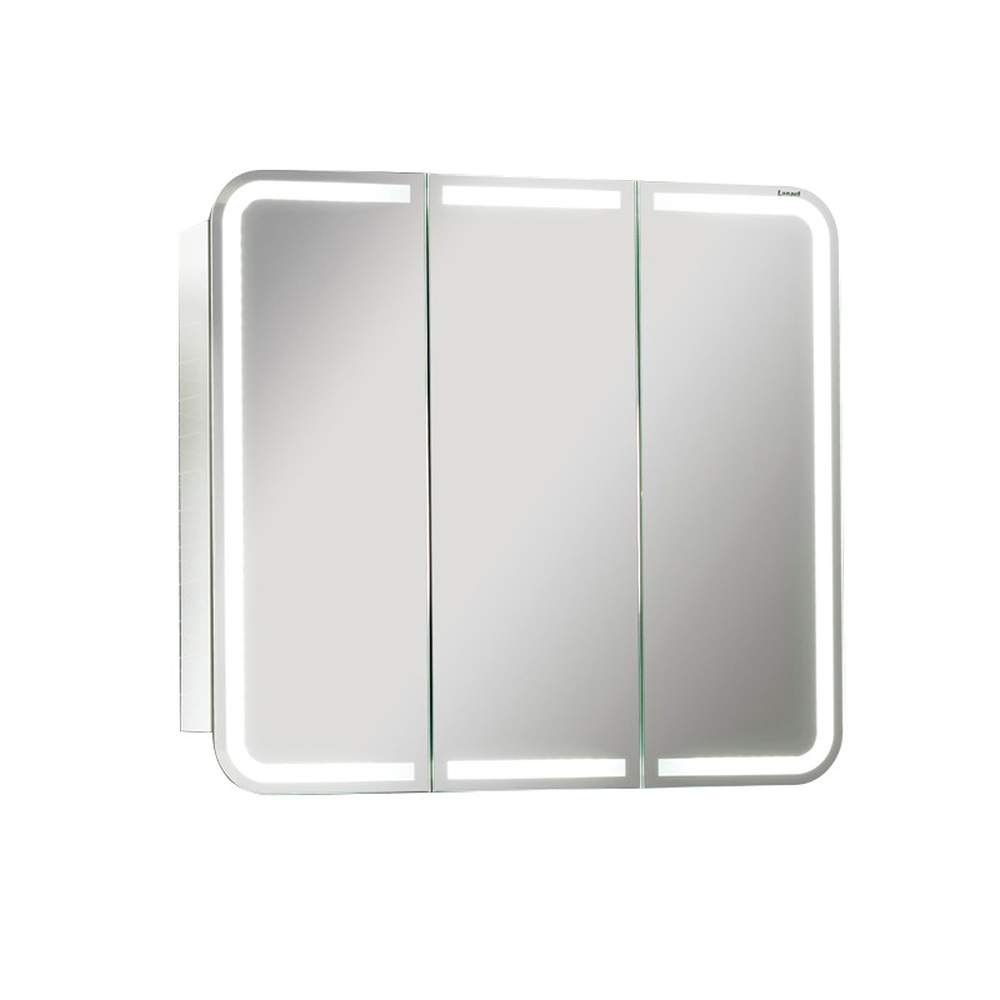 Spiegelschrank 80x73,5x13,6 weiß LED in Tür Weiß