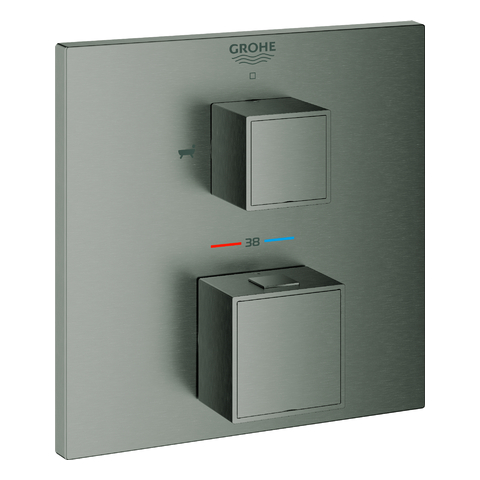 GROHE THM-Wannenbatterie Grohtherm Cube 24155 FMS für 35600 hard graphite geb.