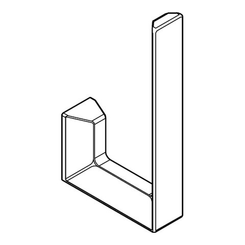 GROHE Reservepapierhalter Selection Cube 40784 Metall Wandmontage chrom