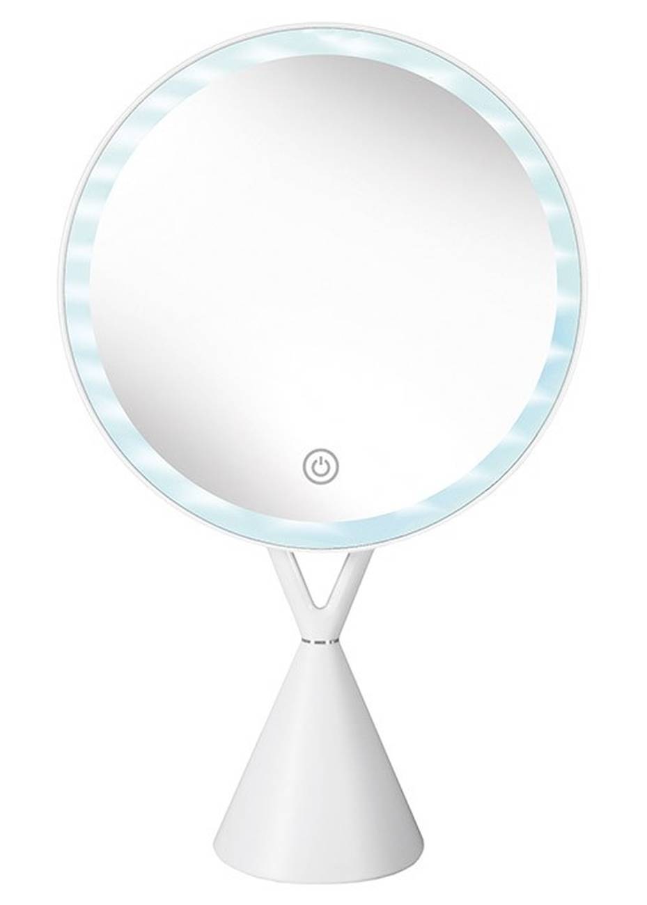 Kosmetikspiegel Lady Mirror ABS/Glas/LED Weiss Spiegel