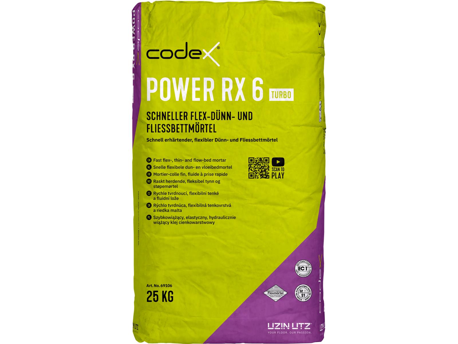codex Power RX 6 Turbo -25 kg