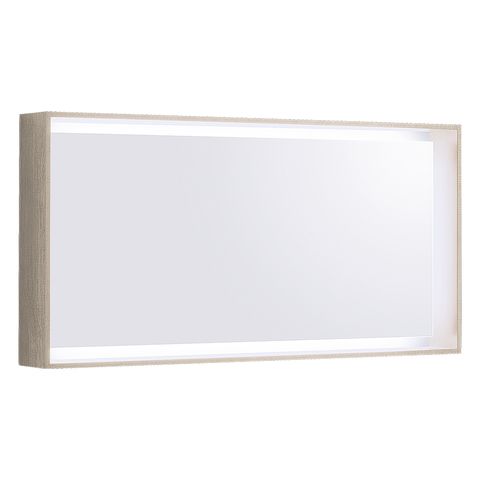GE Citterio Lichtspiegel 118,4x58,4x14cm, Eiche beige