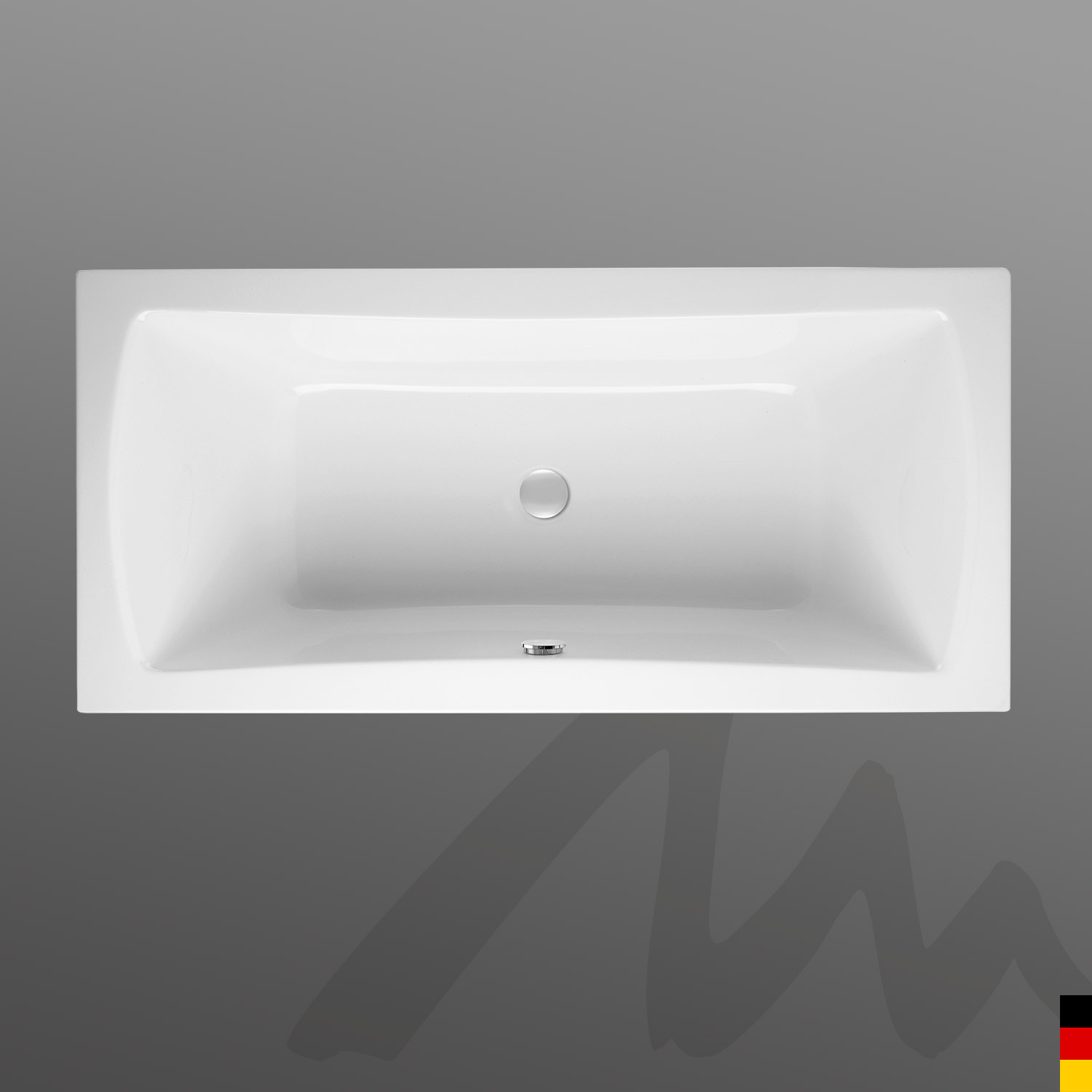 Mauersberger Badewanne Rechteck Jucunda 190/90 duo  190x90x47  Farbe:weiß