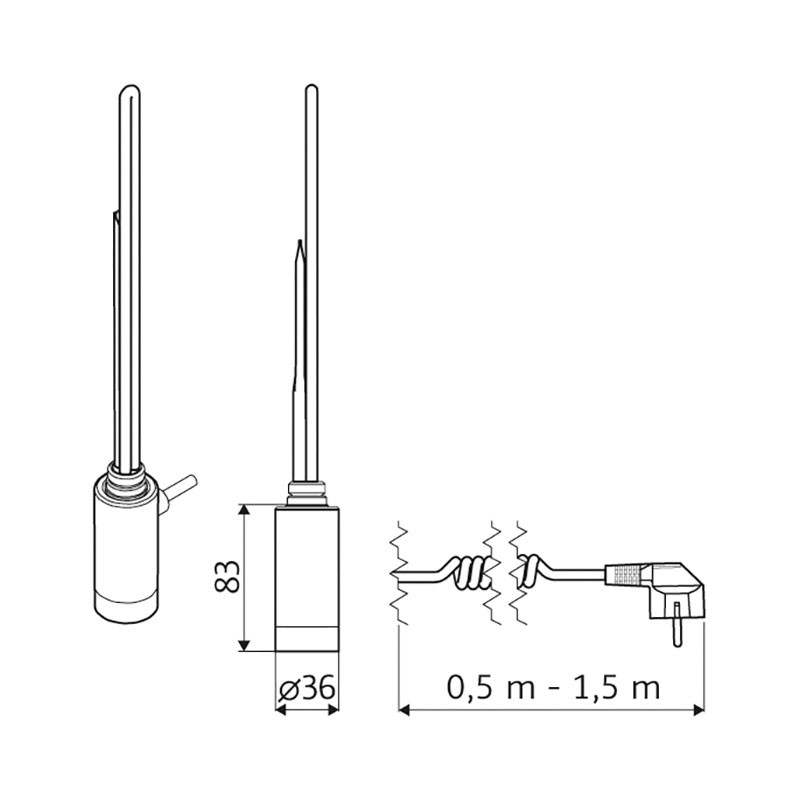 HSK Heizstab IPX5 - 300 Watt