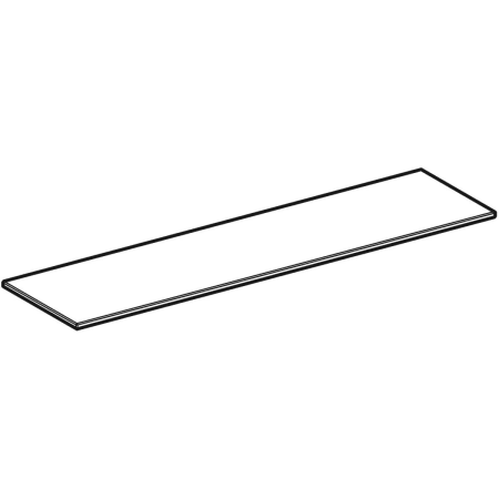 GE Glaseinlegeboden für iCon Hochschrank B: 45cm, verkürzte Ausladung