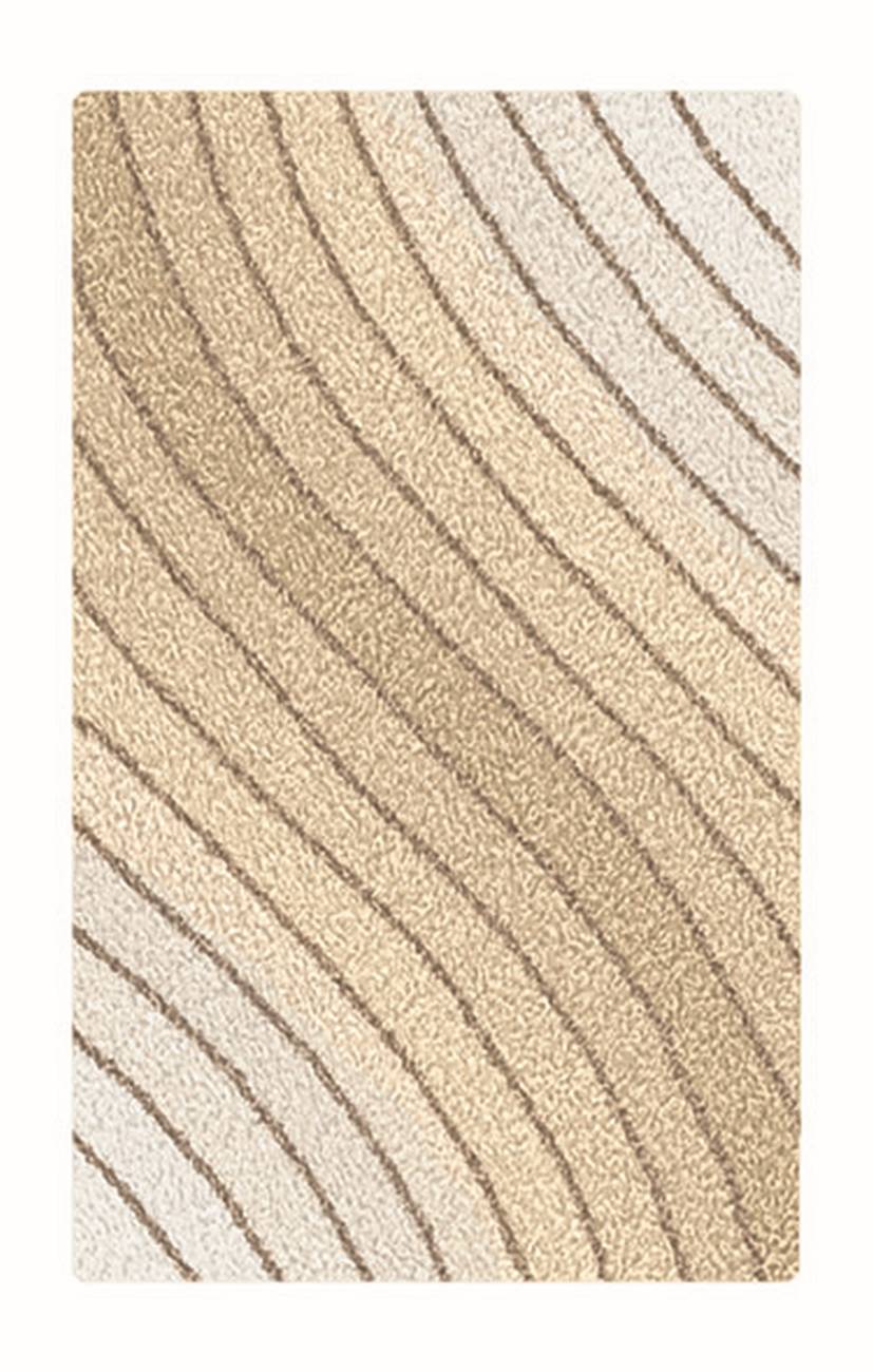 Badteppich Tender 100 % Polyester Sandbeige 60x 60 cm