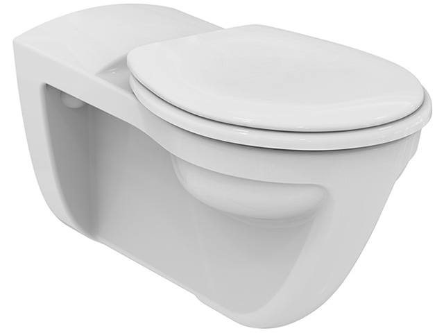 IS Wandflachspül-WC Contour 21 barrierefrei 350x700x380mm Weiß