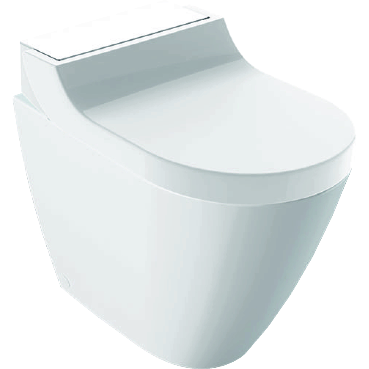GE Geberit AquaClean Tuma Comfort WC-Komplettanlage Stand-WC Edelstahl ge