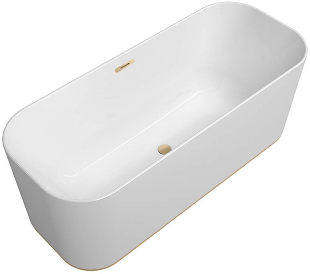 VB Badewanne Finion N200V4 1700x700x620 mm Duo Freistehend Stone White