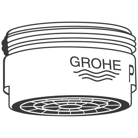 GROHE Mousseur 13961 chrom