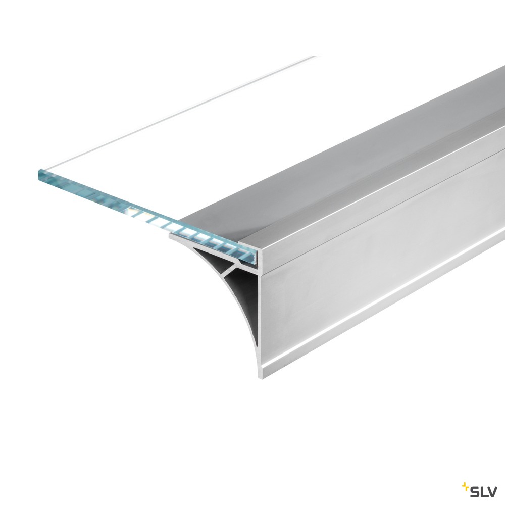 GLENOS, Regal-Profil, aluminium eloxiert, 2 m