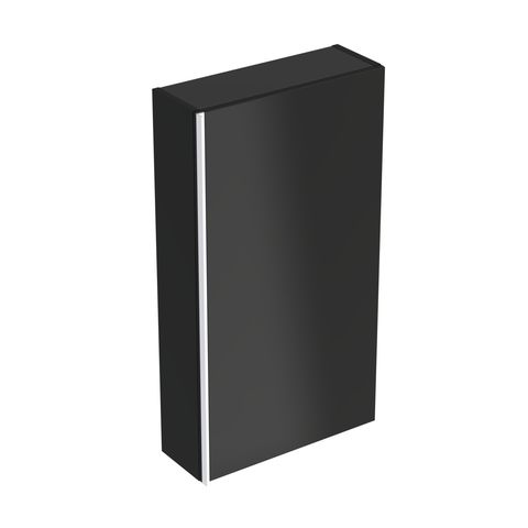 GE Acanto Hängeschrank mit einer Tür 45x82x17,4cm, schwarz