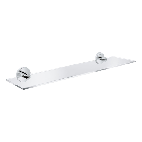 GROHE Ablage Essentials 530mm Material Glas / Metall chrom