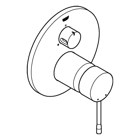 GROHE Einhandbatterie Essence 24092_1 FMS für 35600 3-Wege Umstellung chrom