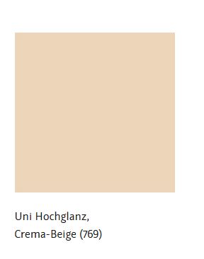 HSK RenoDeco Wandverkleidungssystem Hochglanz 100x210 Uni crema-beige