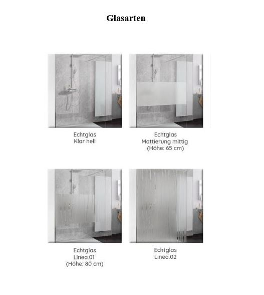 HSK Premium Classic Dusche mit Eckeinstieg 100x100 cm ohne/Linea 01/alu silbermatt