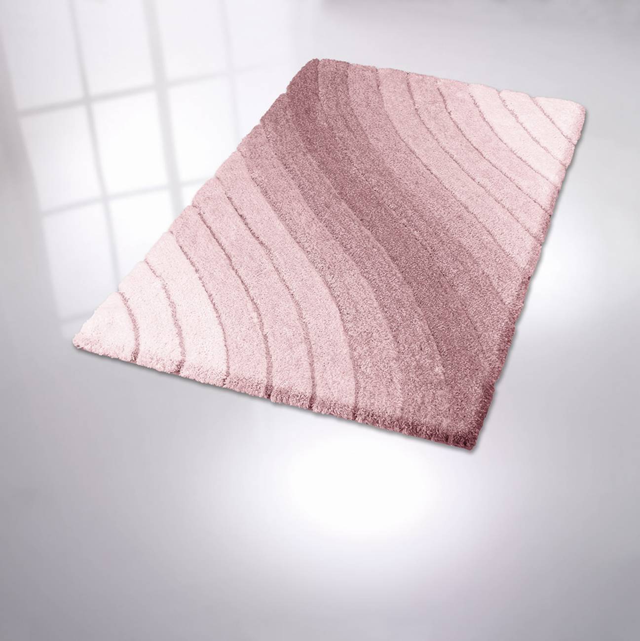 Badteppich Tender 100 % Polyester Sandbeige 60x 60 cm