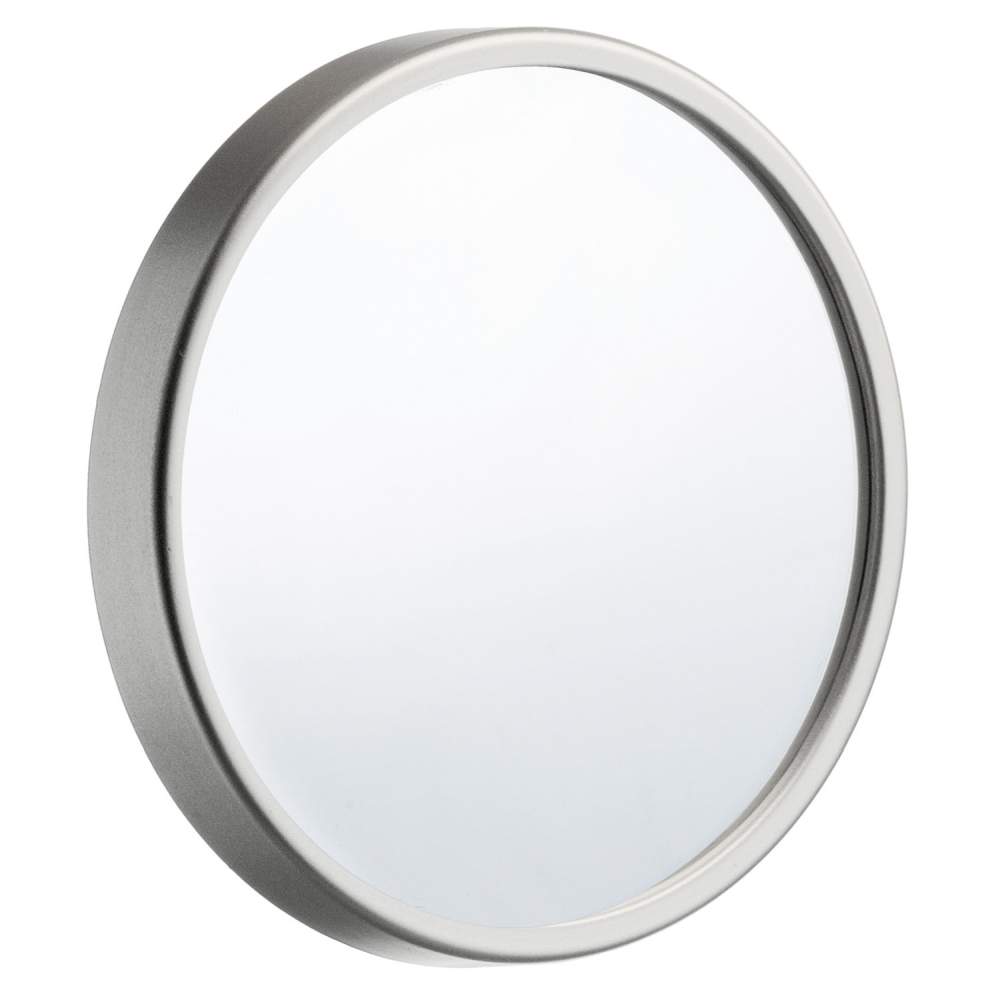 SMEDBO OUTLINE LITE Kosmetikspiegel mit Saugnapf Silber ABS mit Spiegelglas, diam 90 mm