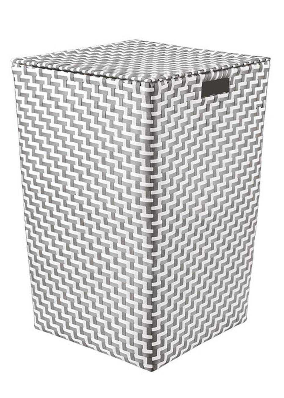 Wäschebox Double Laundry Box 100 % Polypropylen Platin Wäschebox 35x55 cm