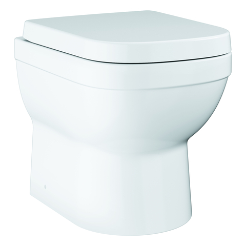 GROHE Stand-Tiefspül-WC Euro Keramik 39555 WC-Sitz mit Deckel alpinweiß
