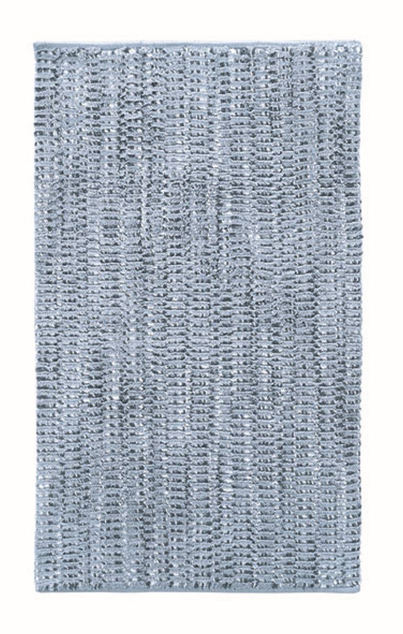 Badteppich Sway 100 % Baumwolle Blau 60x 60 cm