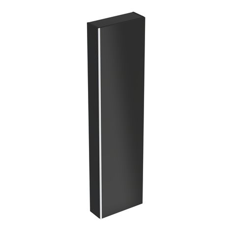 GE Acanto Hochschrank mit einer Tür 45x173x17,4cm, schwarz