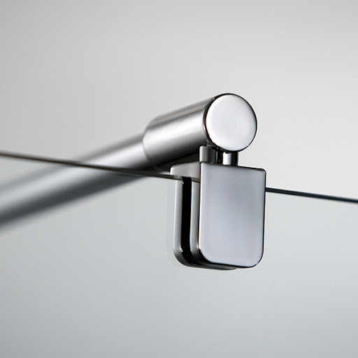 HSK Premium Softcube Drehtür pendelbar, mit Seitenwand 900mm 750mm Stangengriff Carré