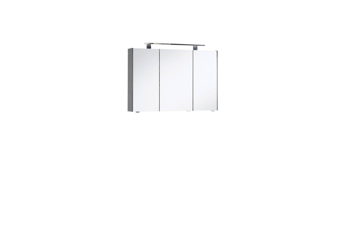 Marlin Bad Spiegelschrank 102 cm LED - 3,4 Watt, 6000 K, 70 cm breit Eiche Struktur Nachbildung